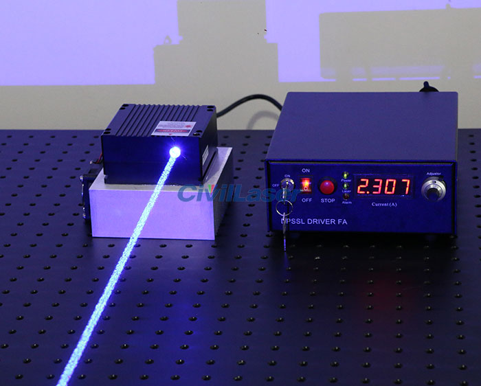 blue laser system